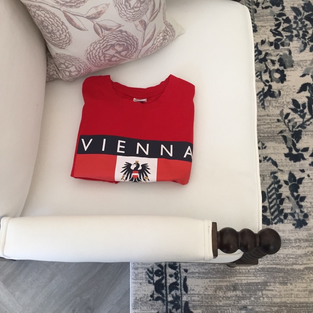 Veinna Austria flag t-shirt